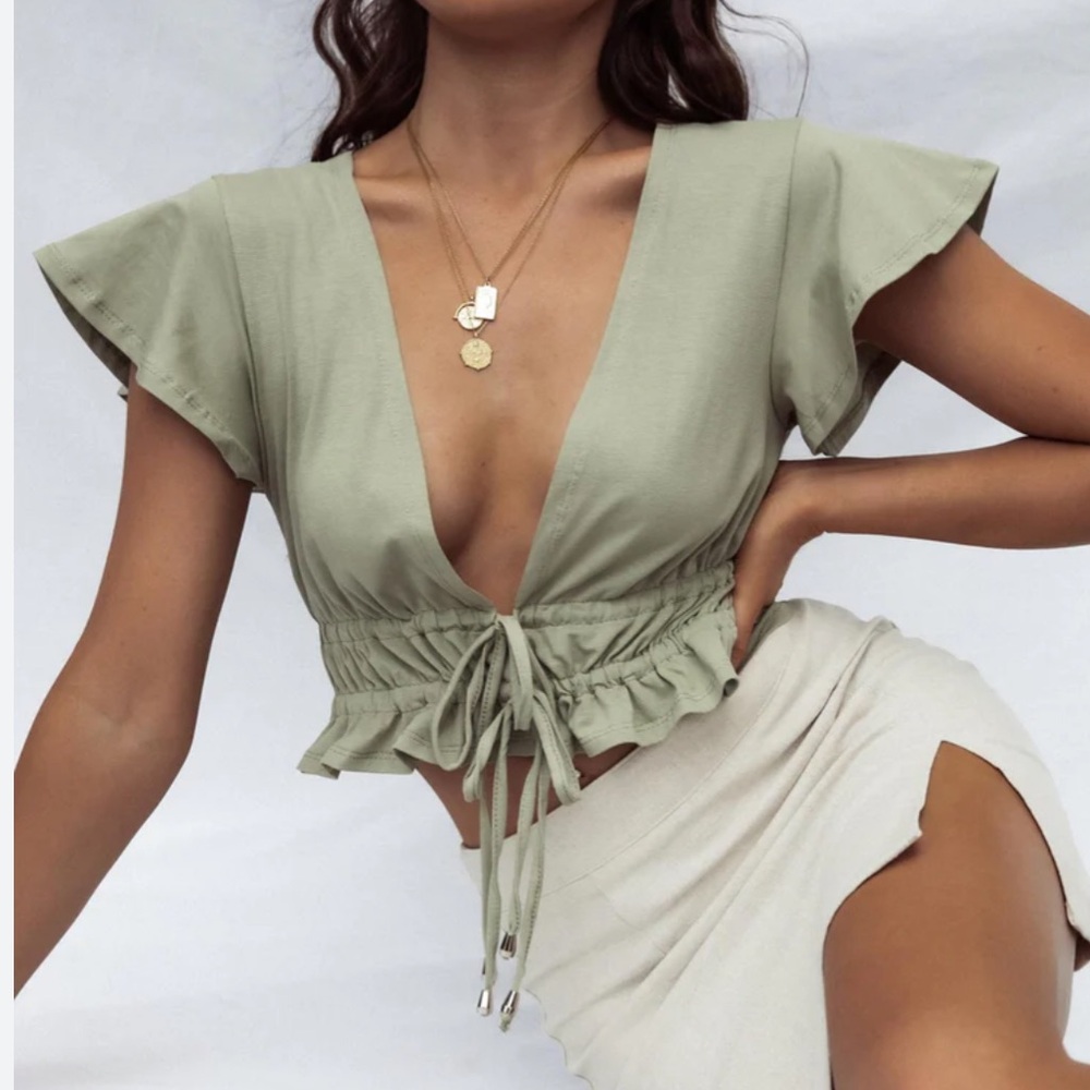 Princess Polly Jamison Reid crop top